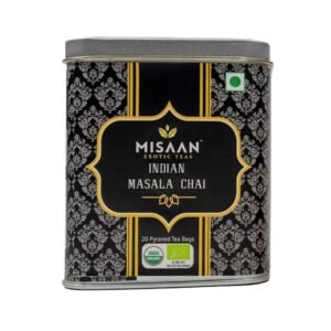 MISAAN Indian Masala Chai,Black Tea with Spices,Pure and Organic Indian Chai, Loose Leaf Tea