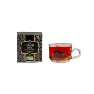 MISAAN Indian Masala Chai,Black Tea with Spices,Organic And Natural Indian Spices (Pack of 20 Pyramid Tea Bags)